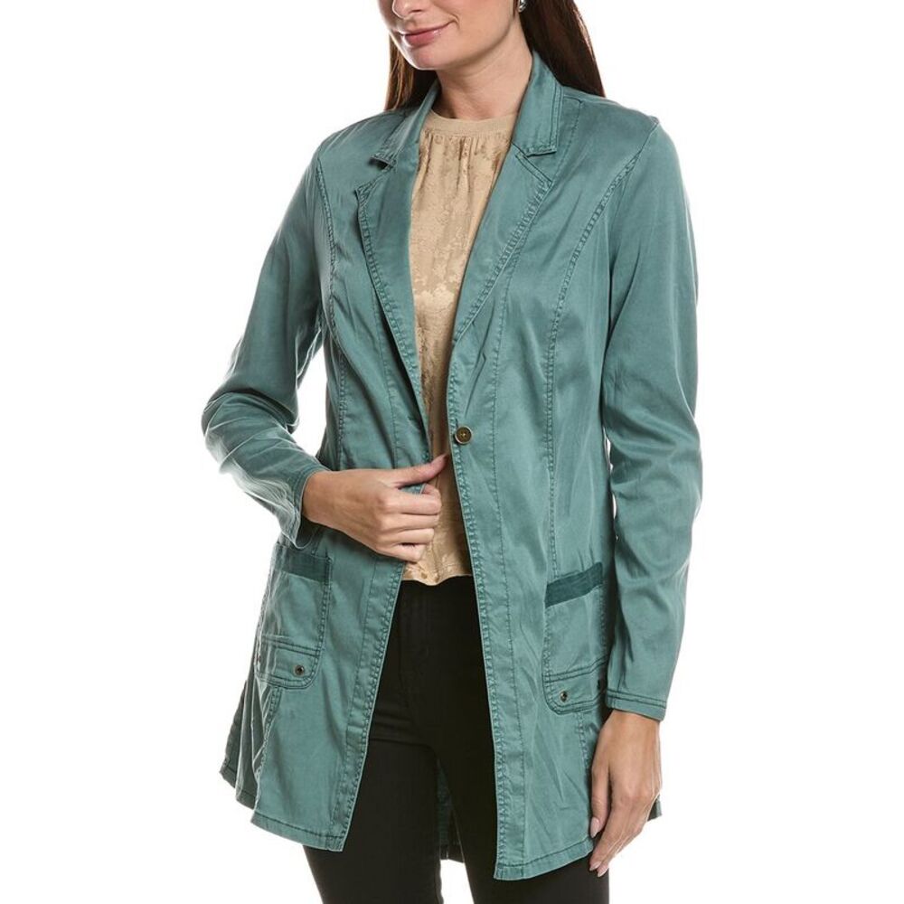 Xcvi Womens Lainey Blazer, Blue